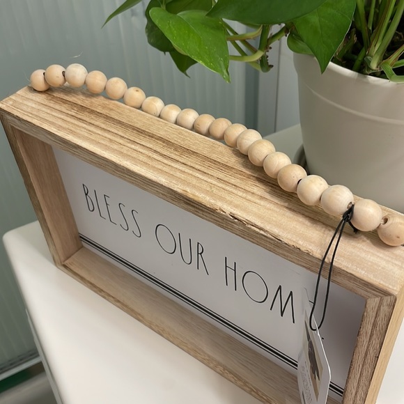 Rae Dunn BLESS OUR HOME wood Sign - Picture 10 of 10
